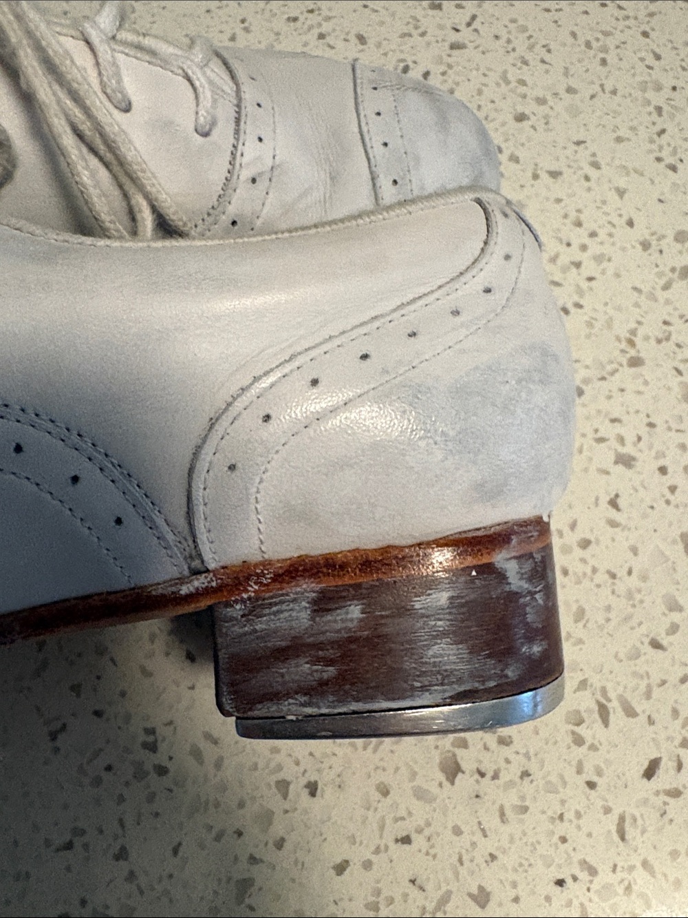 Bloch White J. Sams Tap Shoes - Picture 3 of 10